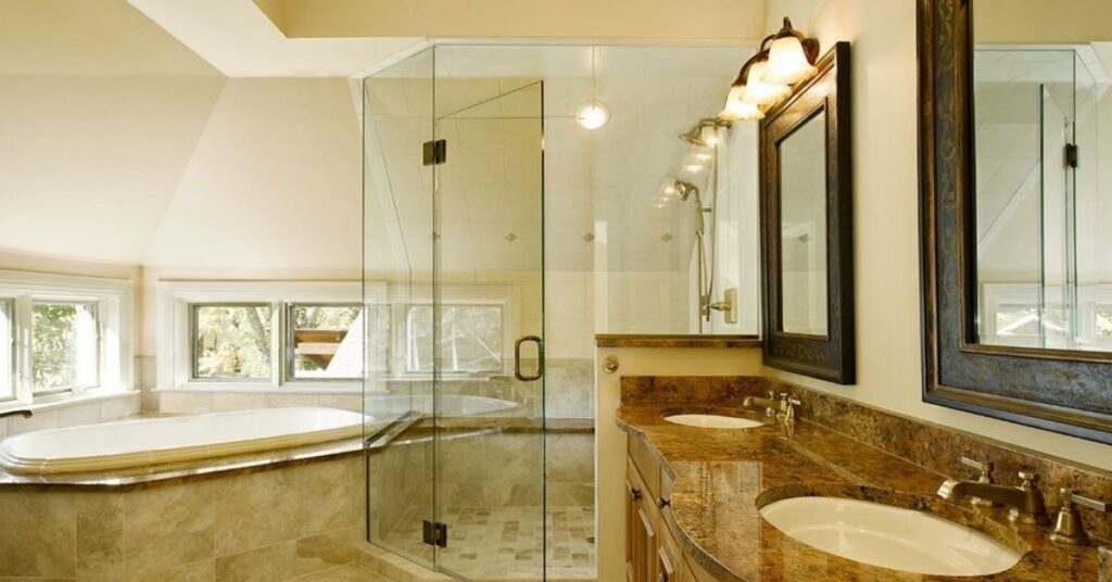 Bathroom Remodeling Alpharetta modern walk in shower renovation